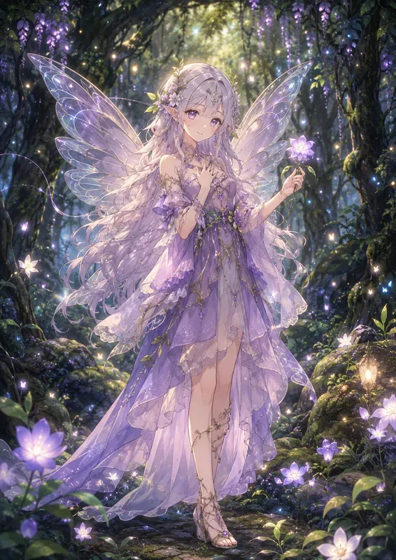 Enchanted Forest Fairy Anime Characters