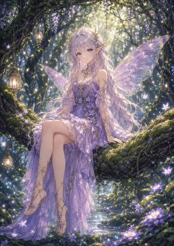 Enchanted Forest Fairy Anime Characters