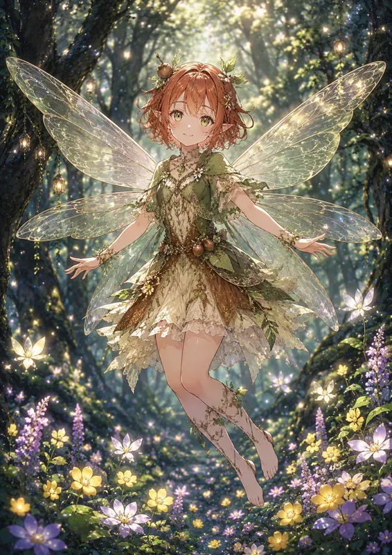 Enchanted Forest Fairy Anime Characters