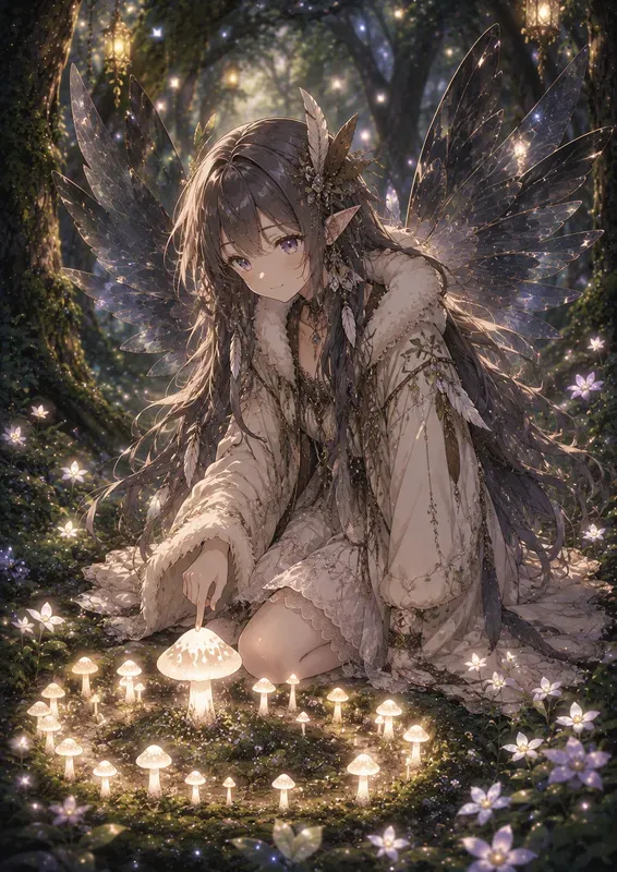 Enchanted Forest Fairy Anime Characters