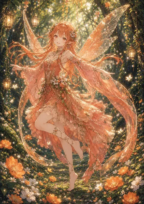 Enchanted Forest Fairy Anime Characters