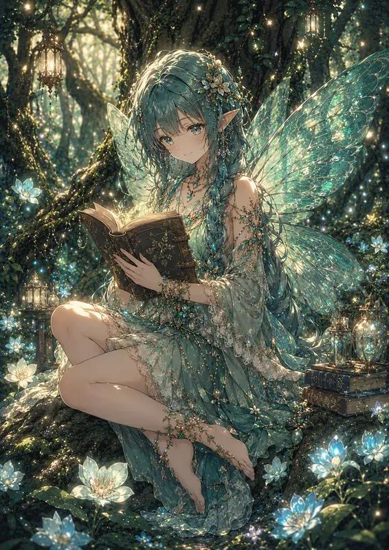 Enchanted Forest Fairy Anime Characters