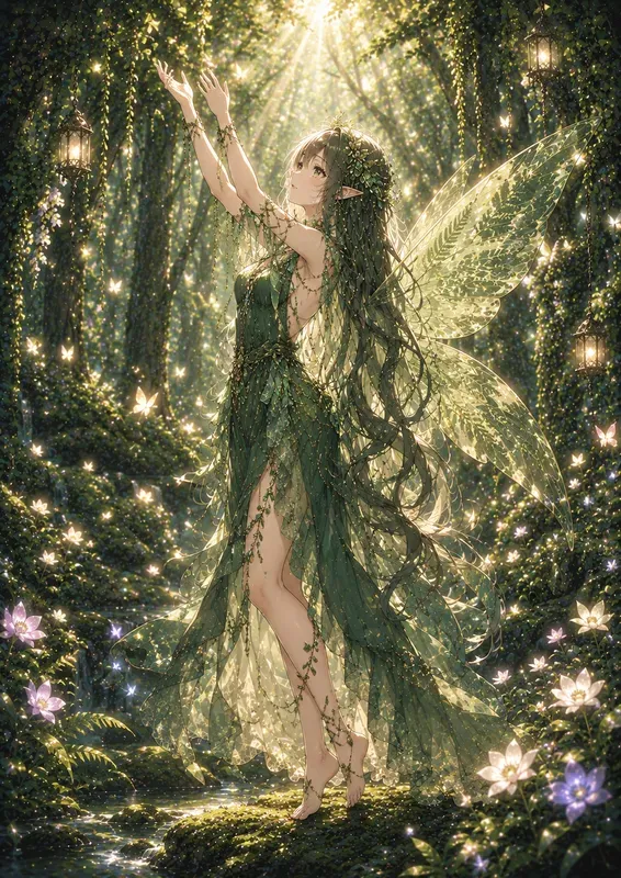 Enchanted Forest Fairy Anime Characters