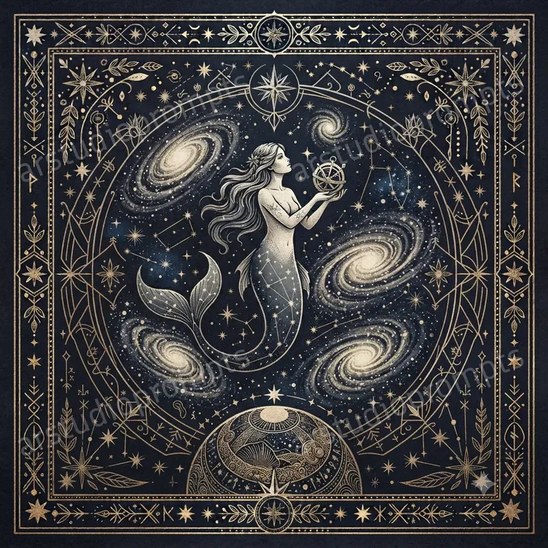 Celestial Folkart Constellation Maps