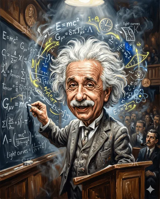 Satirical Celebrity Caricature Paintings
