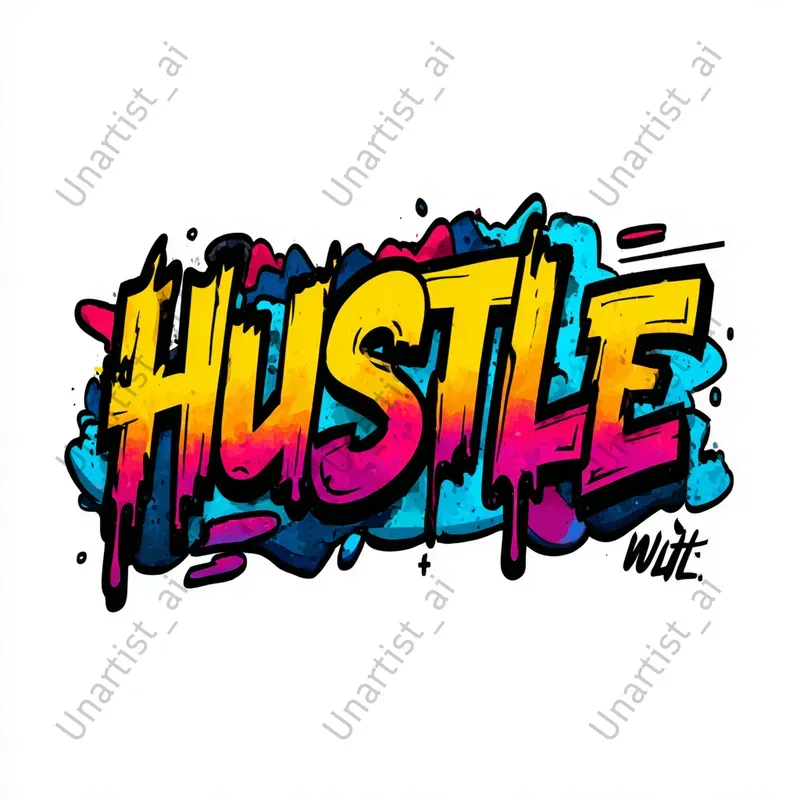 Graffiti Style Word Art