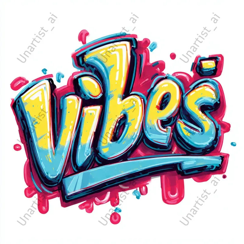 Graffiti Style Word Art