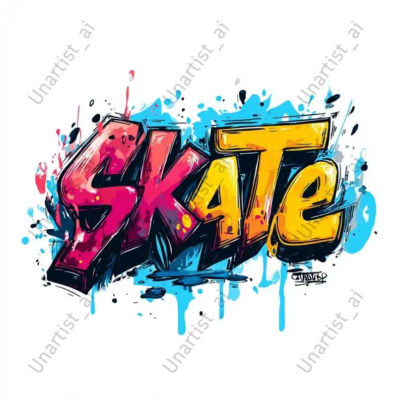 Graffiti Style Word Art