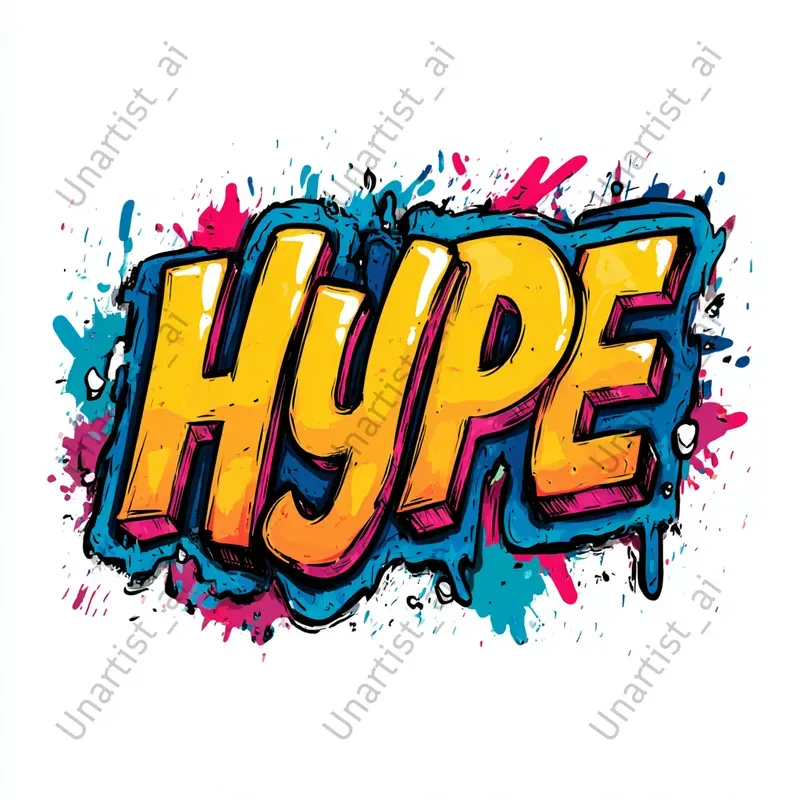 Graffiti Style Word Art
