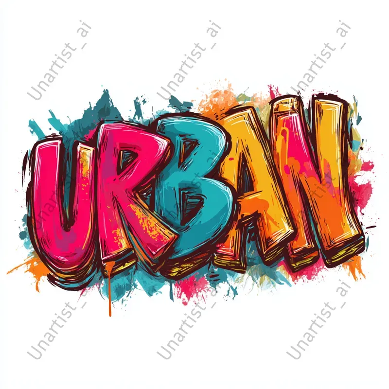 Graffiti Style Word Art