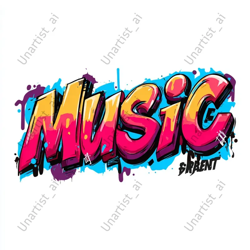 Graffiti Style Word Art
