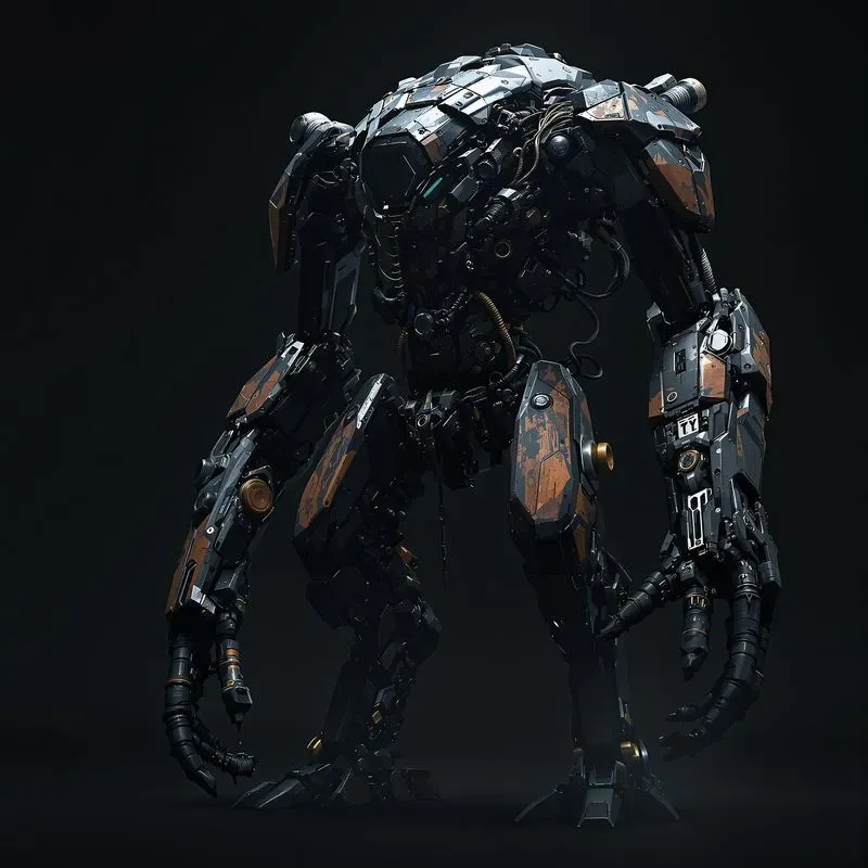 Cyberpunk Character Machine Concept Art