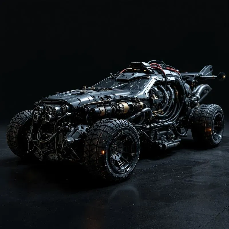 Cyberpunk Character Machine Concept Art