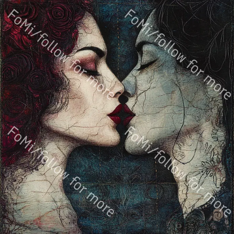 Lovers Interwoven By Time