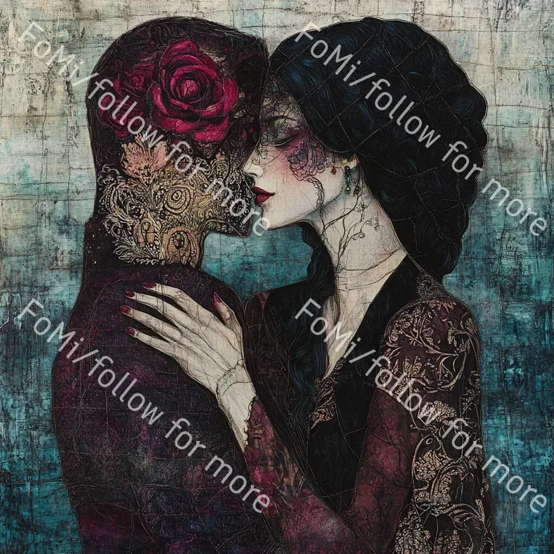 Lovers Interwoven By Time