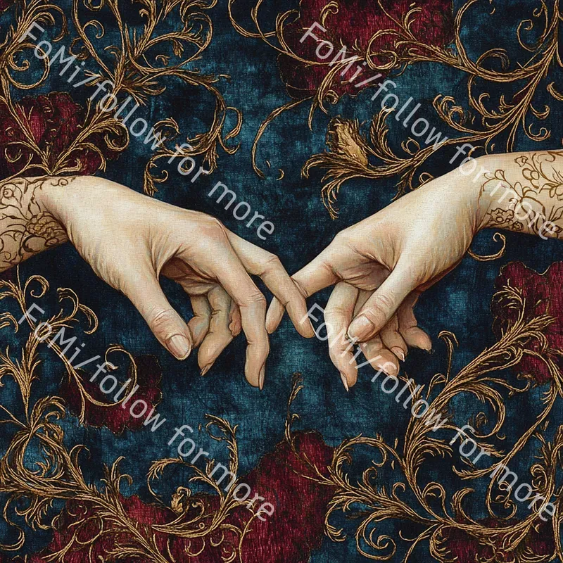 Lovers Interwoven By Time