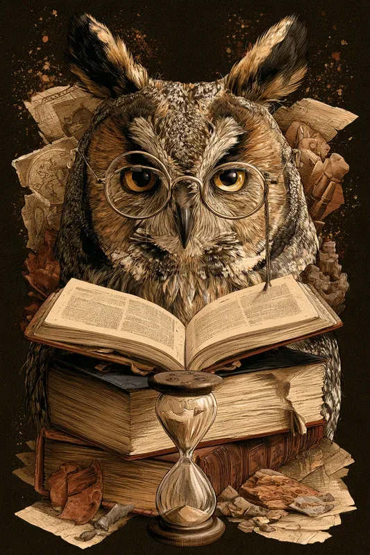 Wise Owl Art Generator
