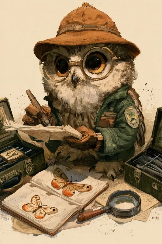 Wise Owl Art Generator