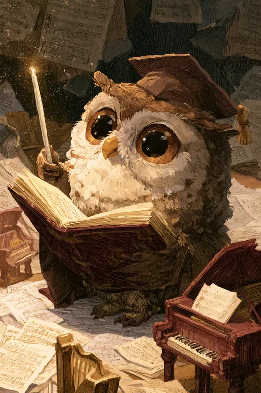 Wise Owl Art Generator