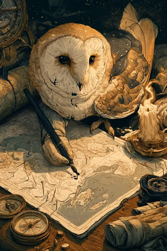 Wise Owl Art Generator