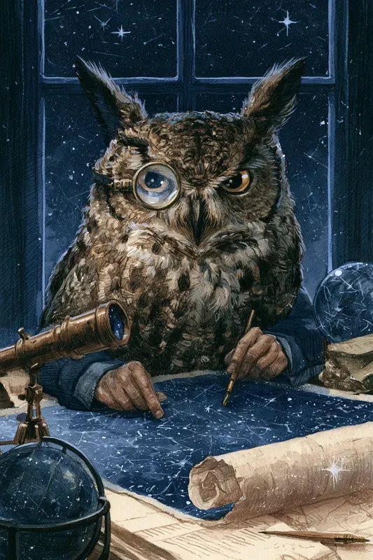 Wise Owl Art Generator