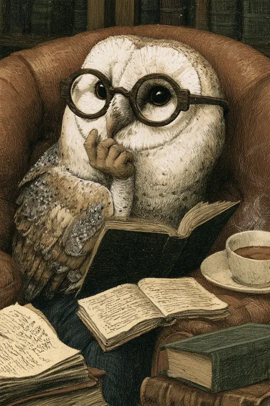 Wise Owl Art Generator