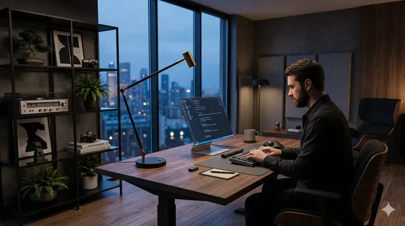 Analog Zen Deep Work Studio Vibes