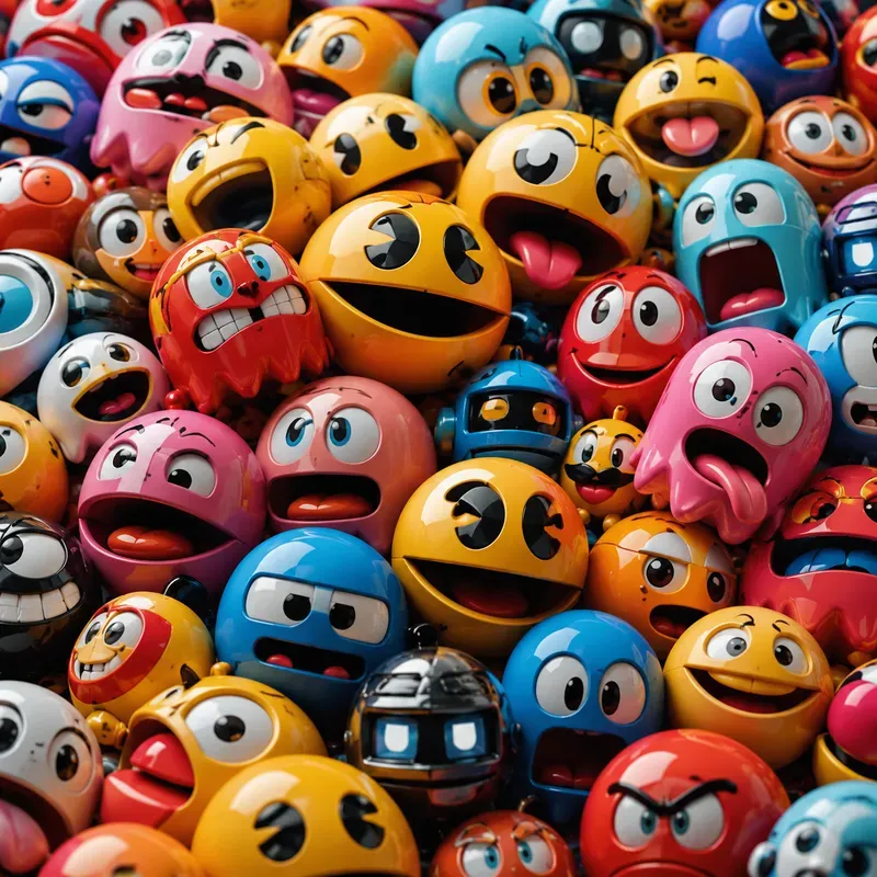 Crowded 3D Emoji Chaos Generator