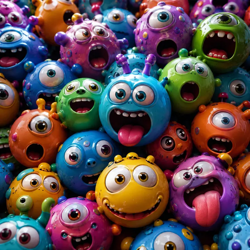 Crowded 3D Emoji Chaos Generator