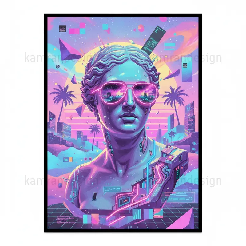 Vaporwave Dream Pop Portraits