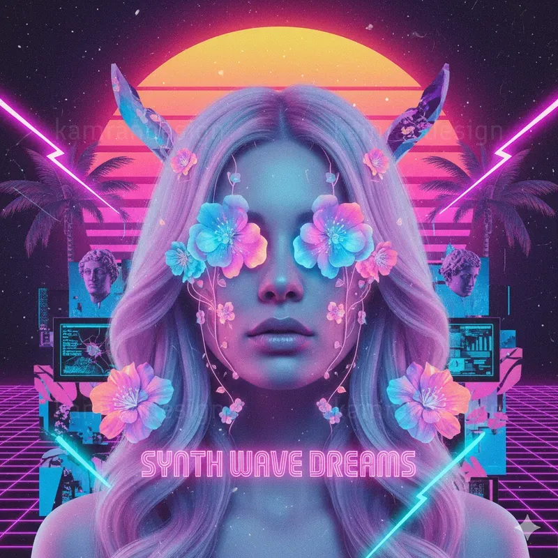 Vaporwave Dream Pop Portraits