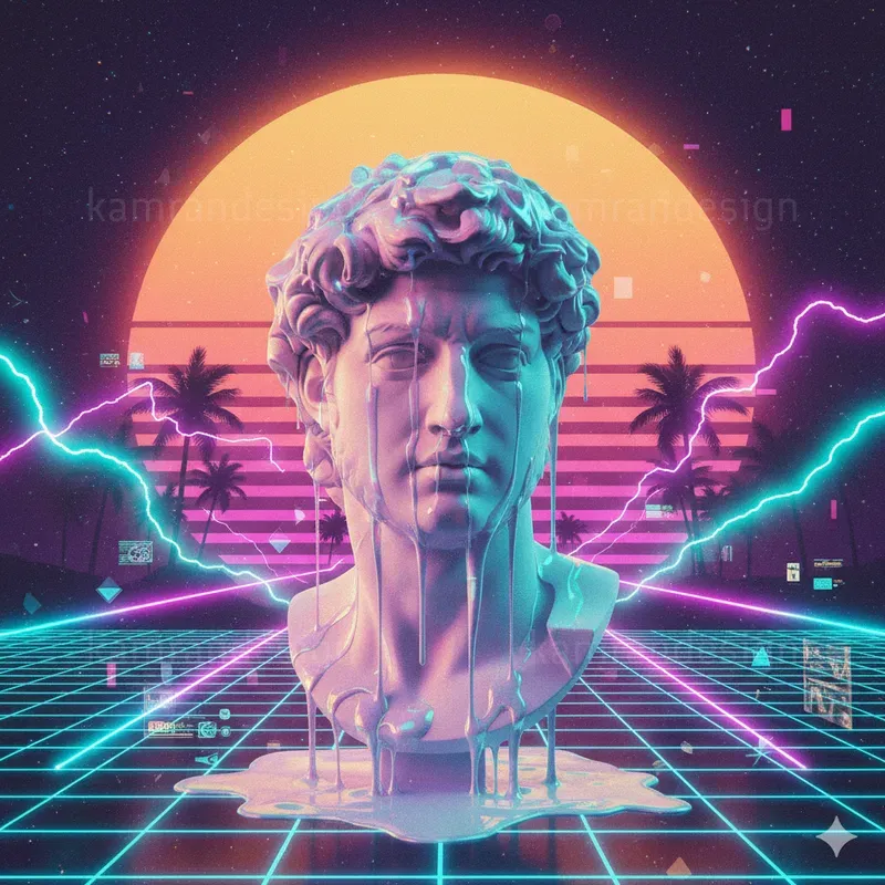 Vaporwave Dream Pop Portraits