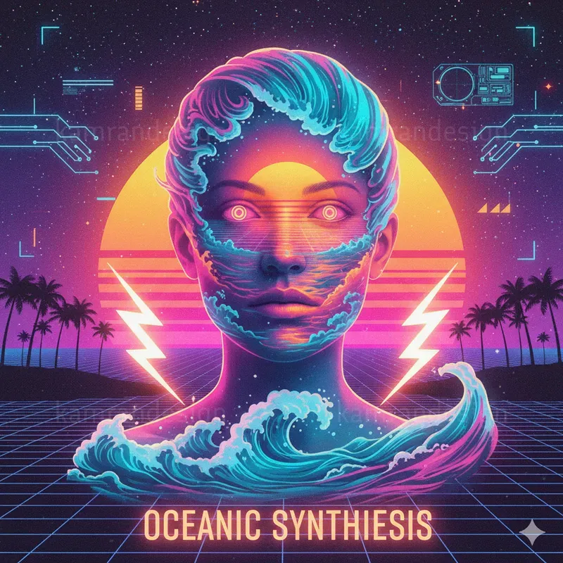 Vaporwave Dream Pop Portraits