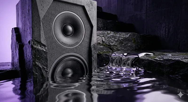 Noir Liquid Chrome Brutalist Stills