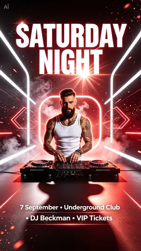 Nightclub Event Flyer Generator