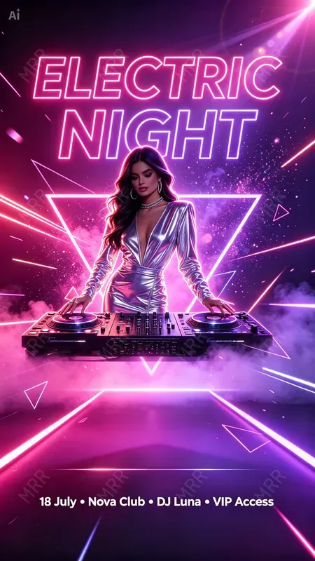 Nightclub Event Flyer Generator