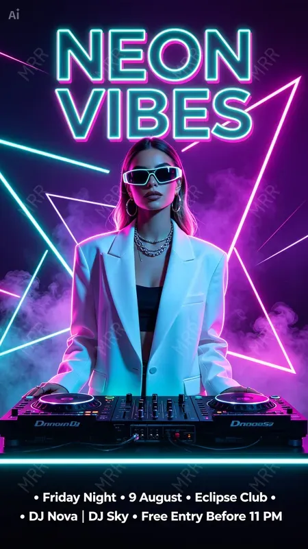 Nightclub Event Flyer Generator