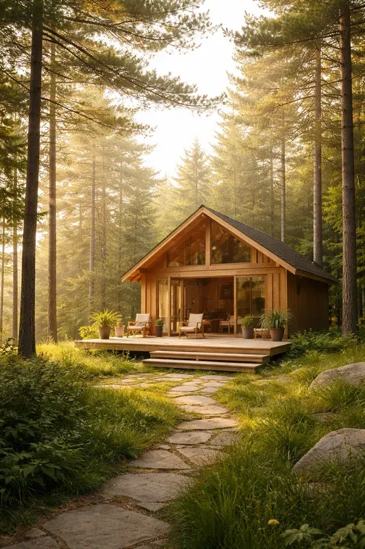 Minimal Lodge Summer Wallpapers