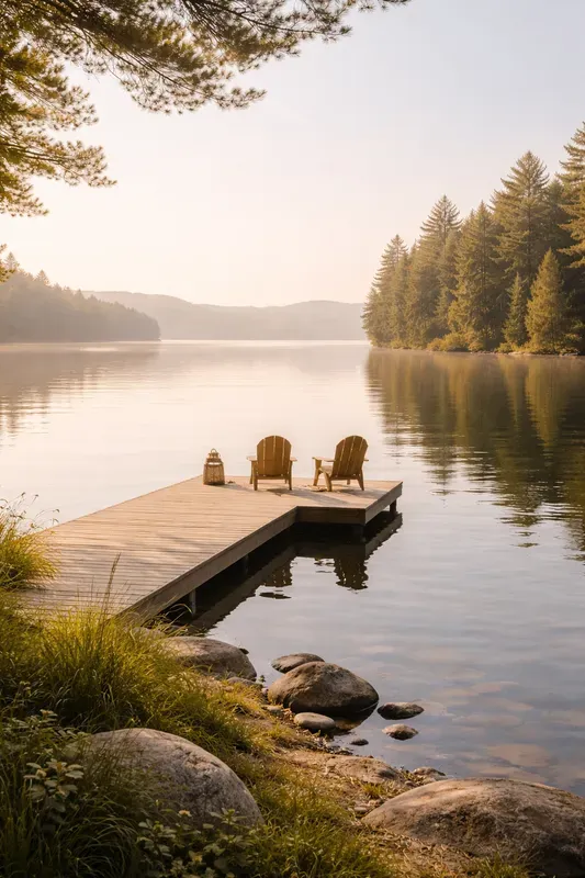 Minimal Lodge Summer Wallpapers