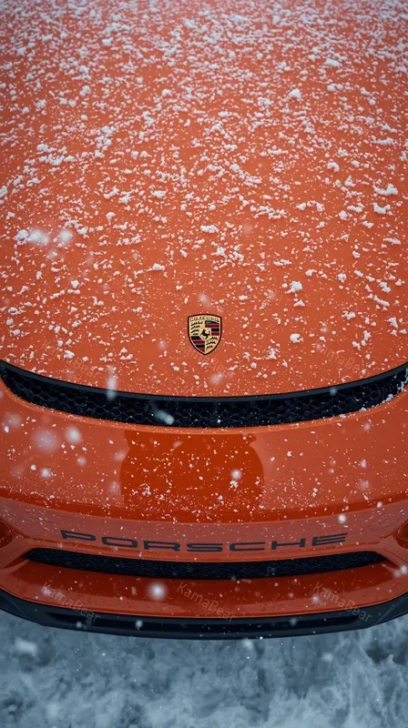 Ultrarealistic Snowdusted Cars Portraits