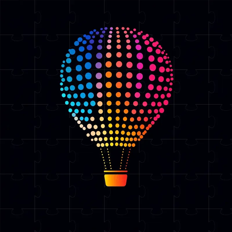 Colorful Minimalism Modern Dotted Logos