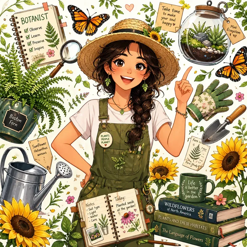 2D Floating Career Collages