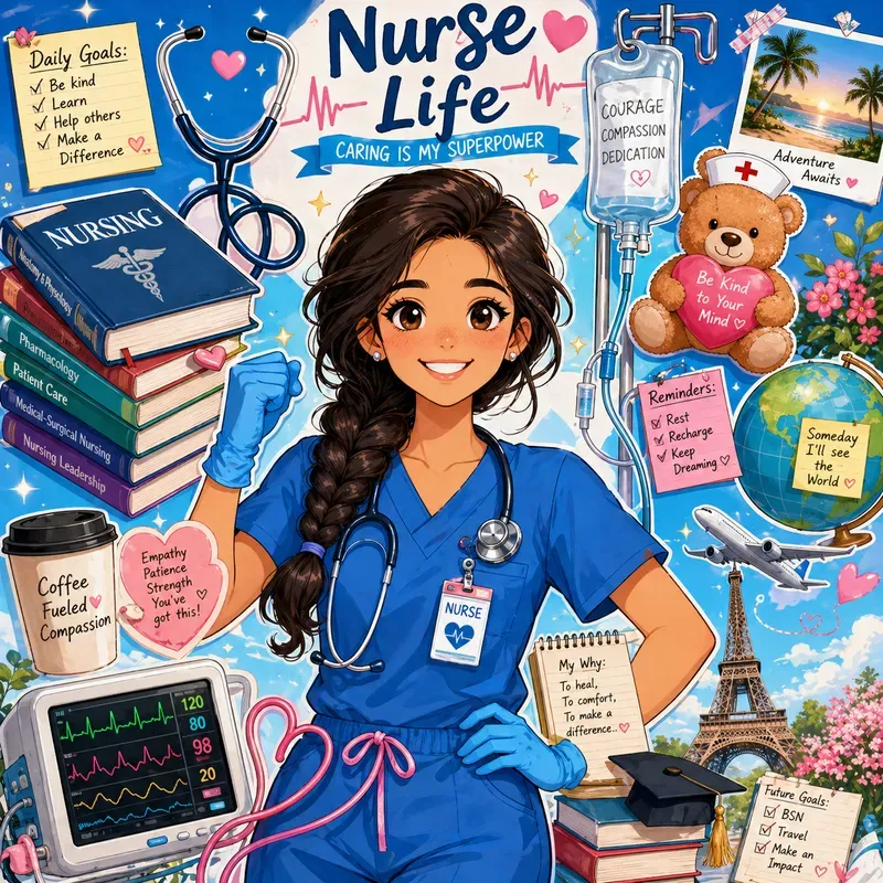 2D Floating Career Collages