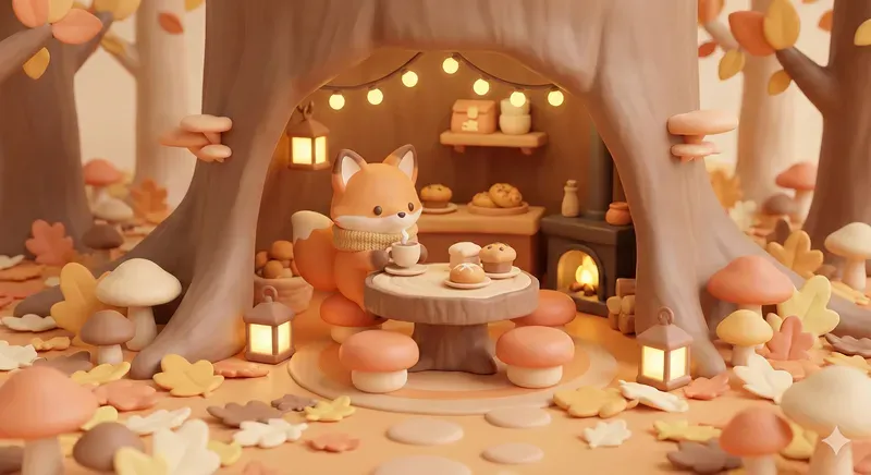 Cozy Kawaii 3D Characters