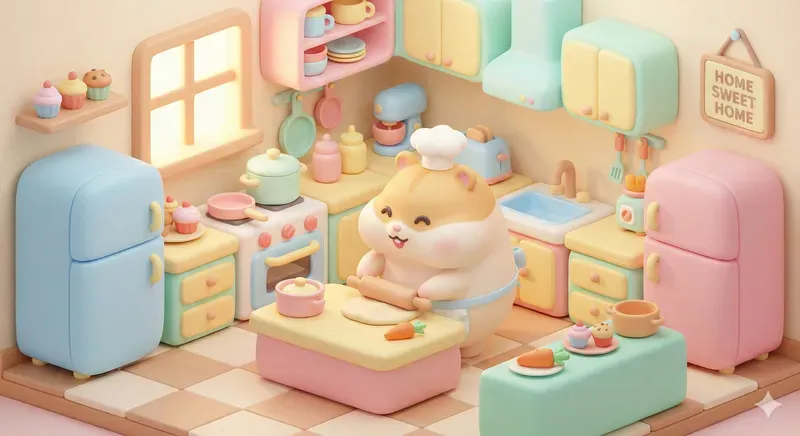 Cozy Kawaii 3D Characters