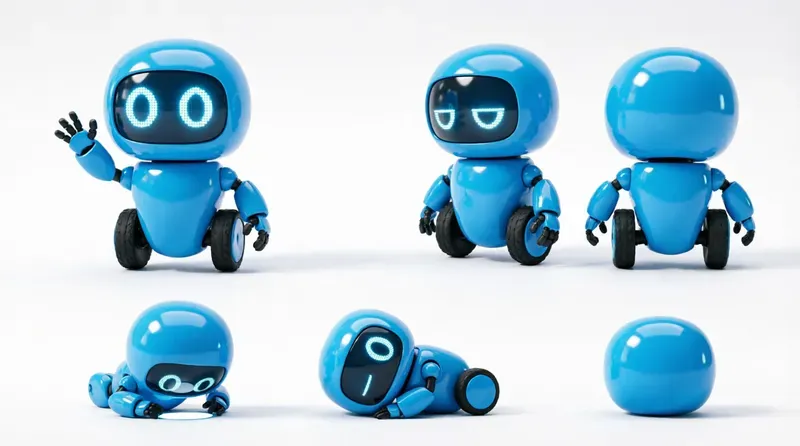 3D Pixar Character Design Sheets