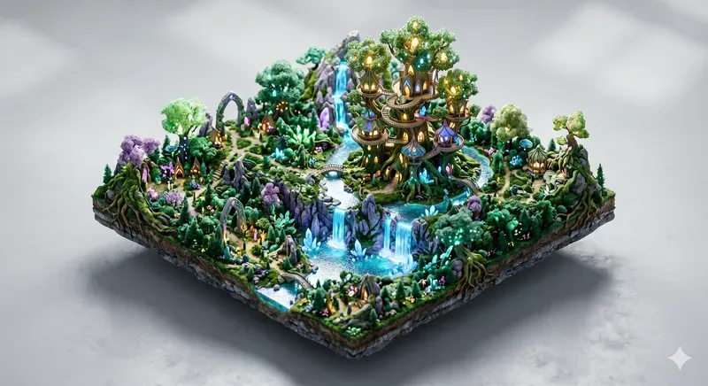 Ultrahd 3D Miniature World Map Creators