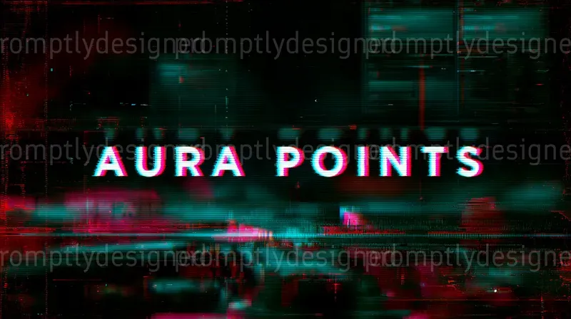 Viral Glitch Text Posters