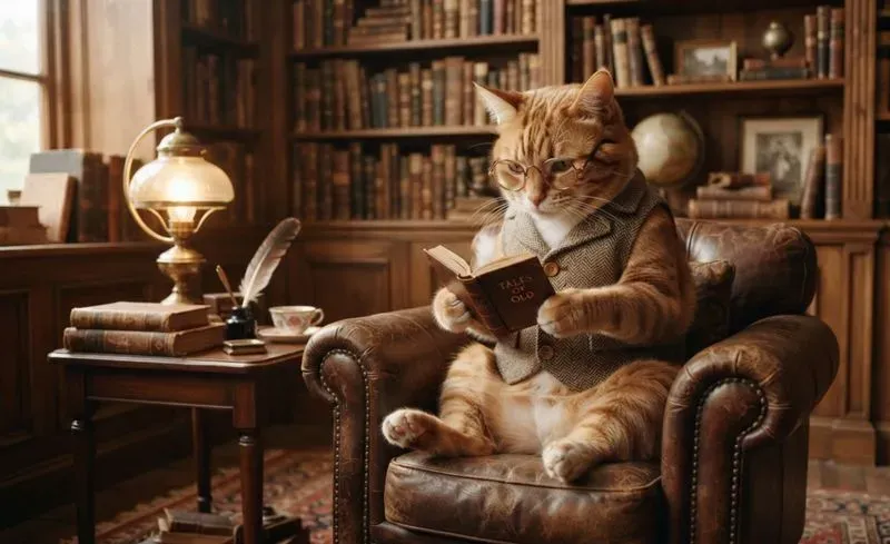 Animals In Cozy Vintage