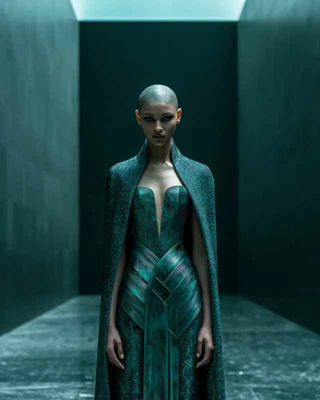 Industrial Noir Haute Couture Ensembles